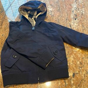 Like New 3Y Burberry Children’s Reversible Jacket.
